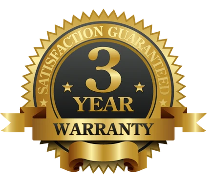 3-YEAR WARRANTY